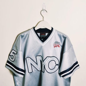 Vintage Y2K 90s 2000s Rare Silver Fubu jersey. Fubu NYC New York City Jersey. Fubu City Series 1992