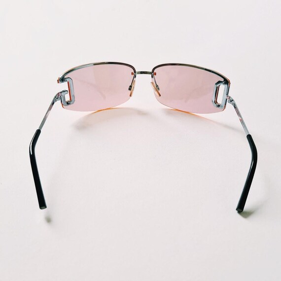 Buy Vintage 2000s Y2K Genuine Tinted Rimless Orange D&G Sunglasses 