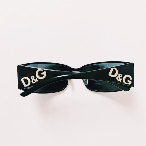 Vintage 2000s Y2K Genuine Unisex Black Tinted D G Sunglasses Oversize Dolce Gabbana Sunglasses. Wrap Around Sunglasses Shield Sunglasses Etsy