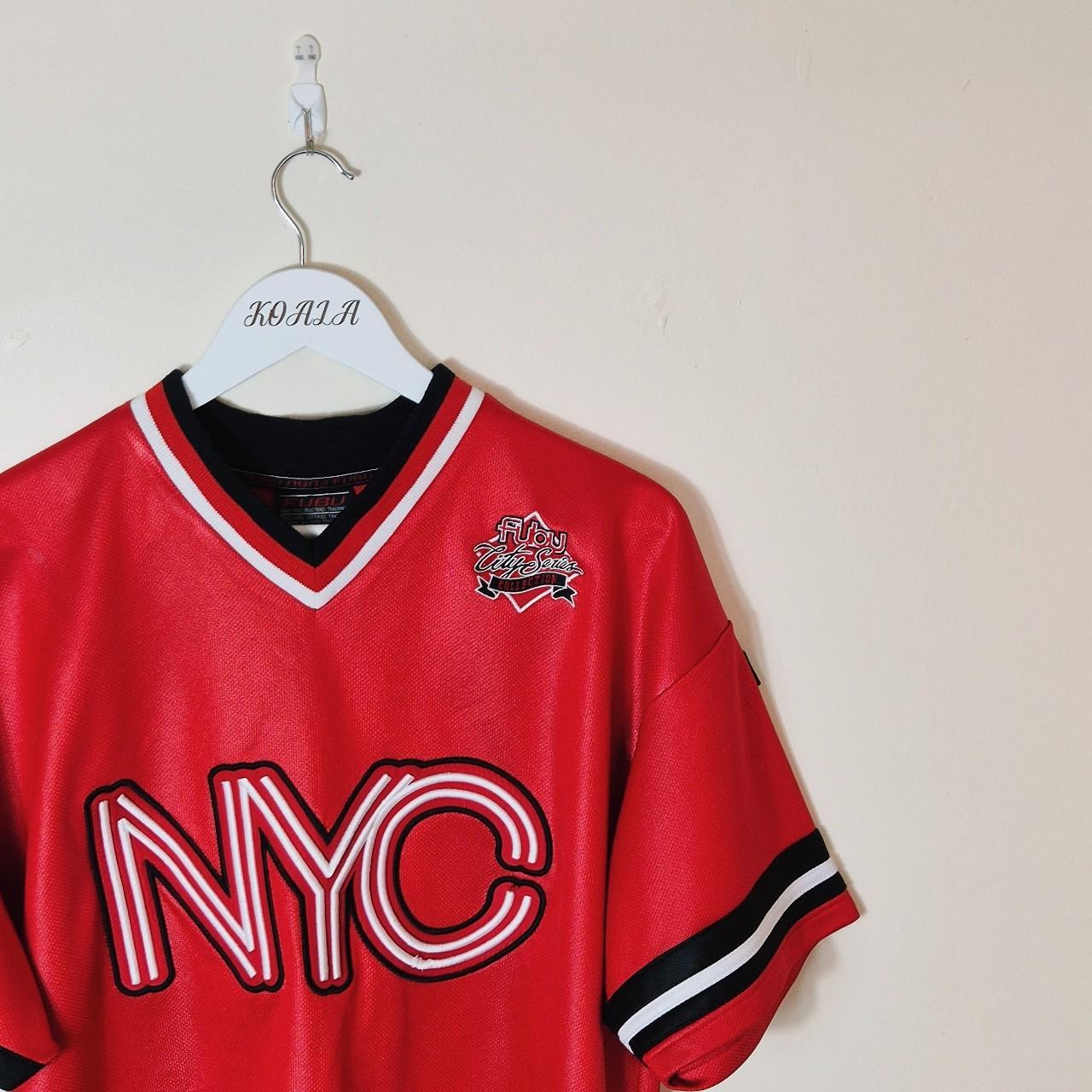 Vintage Y2K 90s 2000s Rare Red Fubu Jersey. Fubu NYC New York City