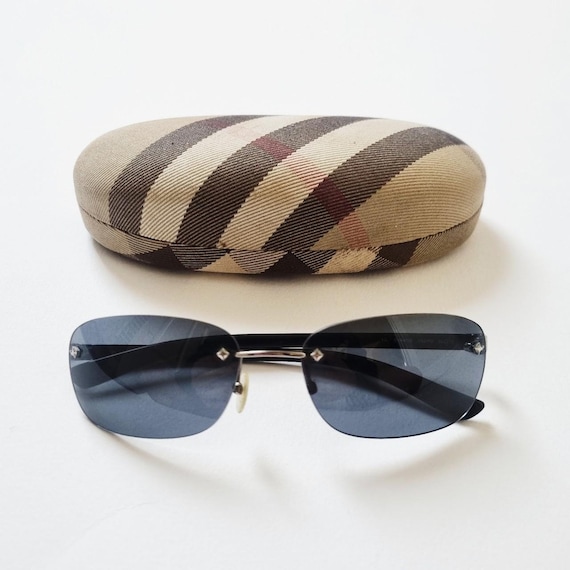 Burberry rimless sunglasses deals