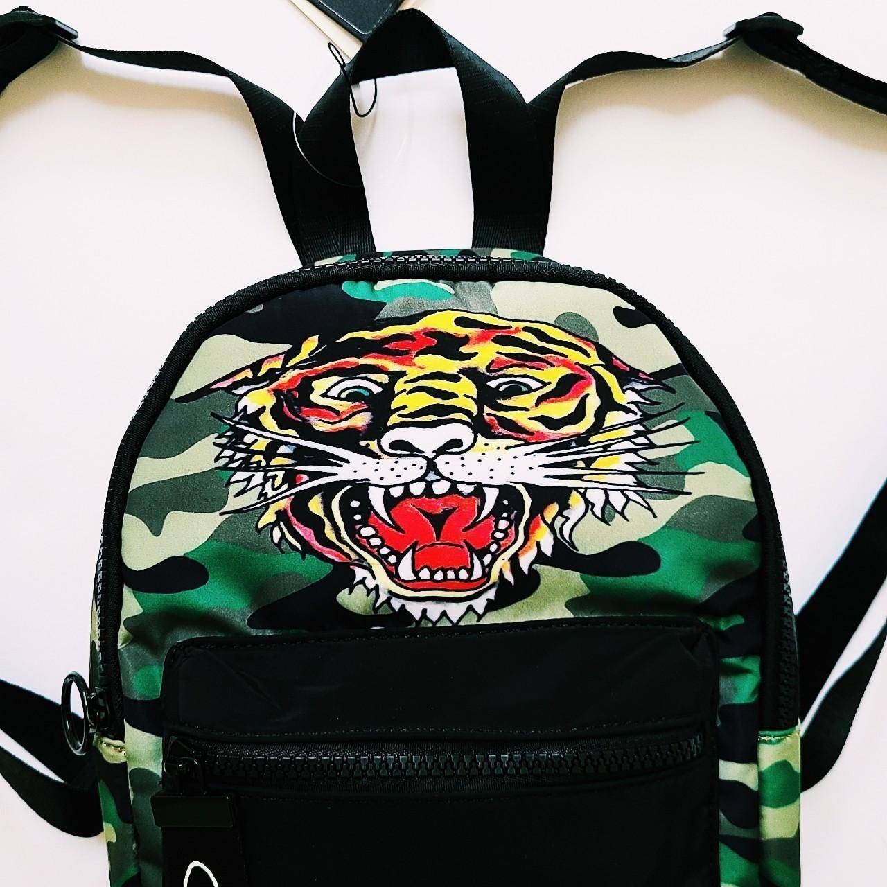 Vintage Adults Brand New Deadstock Y2K Camo Ed Hardy Backpack Bag