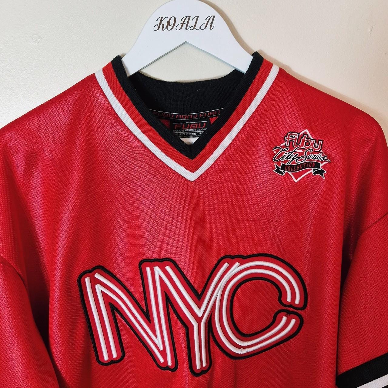 FUBU（フブ） tシャツ ブランド Hockey Jersey Shirt ⁄ ホッケー 90s 