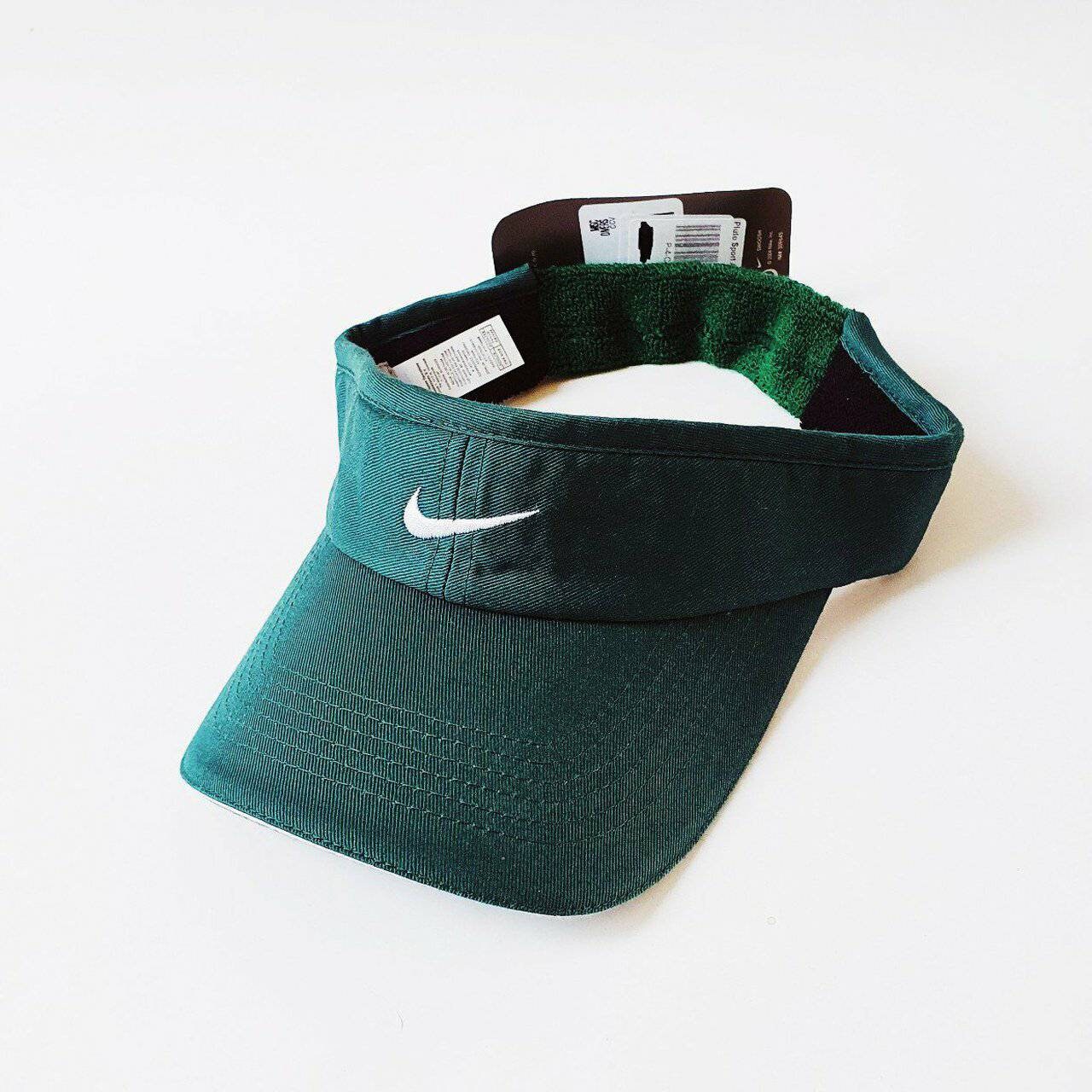 Vintage dark green Nike visor cap / Nike visor hat. 90s Y2K | Etsy