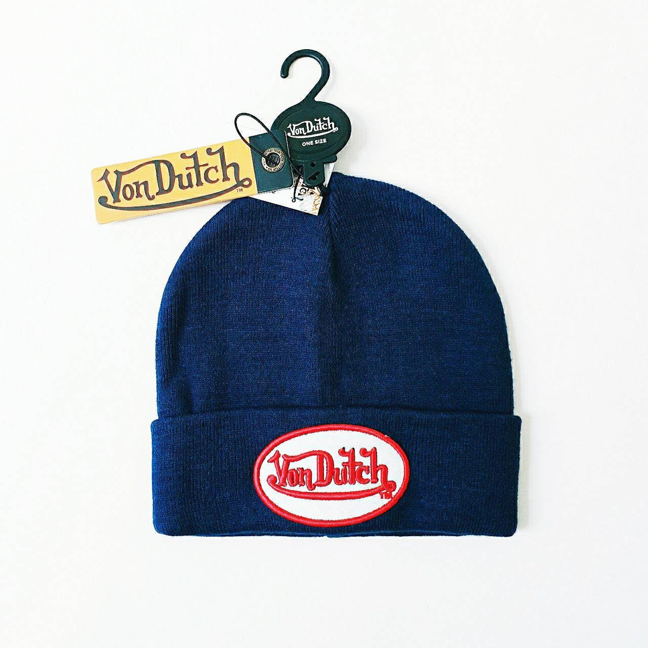 Vintage Navy Blue Von Dutch Beanie Hat / Von Dutch Hat / Von Etsy UK