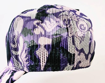 von dutch purple camo design cap 帽子 Vintage Brand New Purple / White Camo Von Dutch Cap / Von