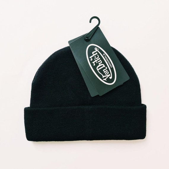 Vintage Y2K Unisex Adults Black Deadstock Von Dutch Beanie  display picture 2