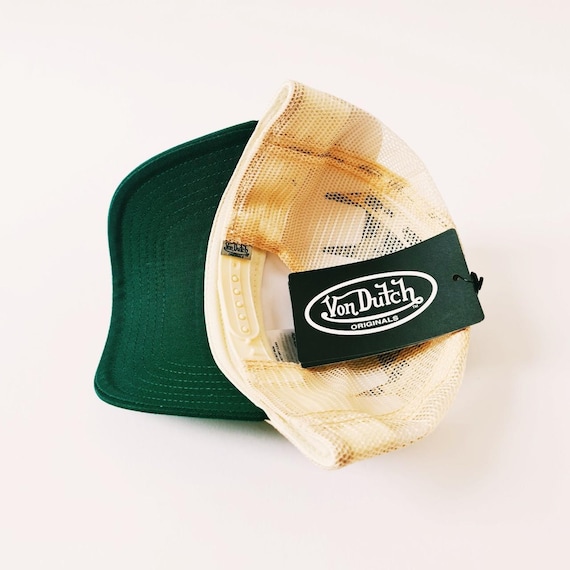 Vintage Dark Green Von Dutch Cap / Von Dutch Cap / Von Dutch