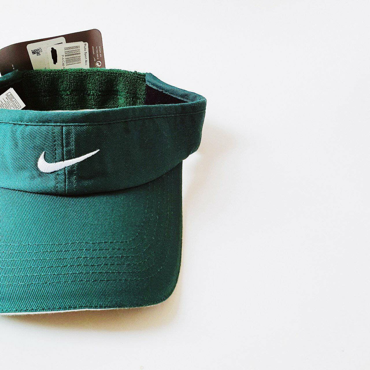 Vintage dark green Nike visor cap / Nike visor hat. 90s Y2K Etsy