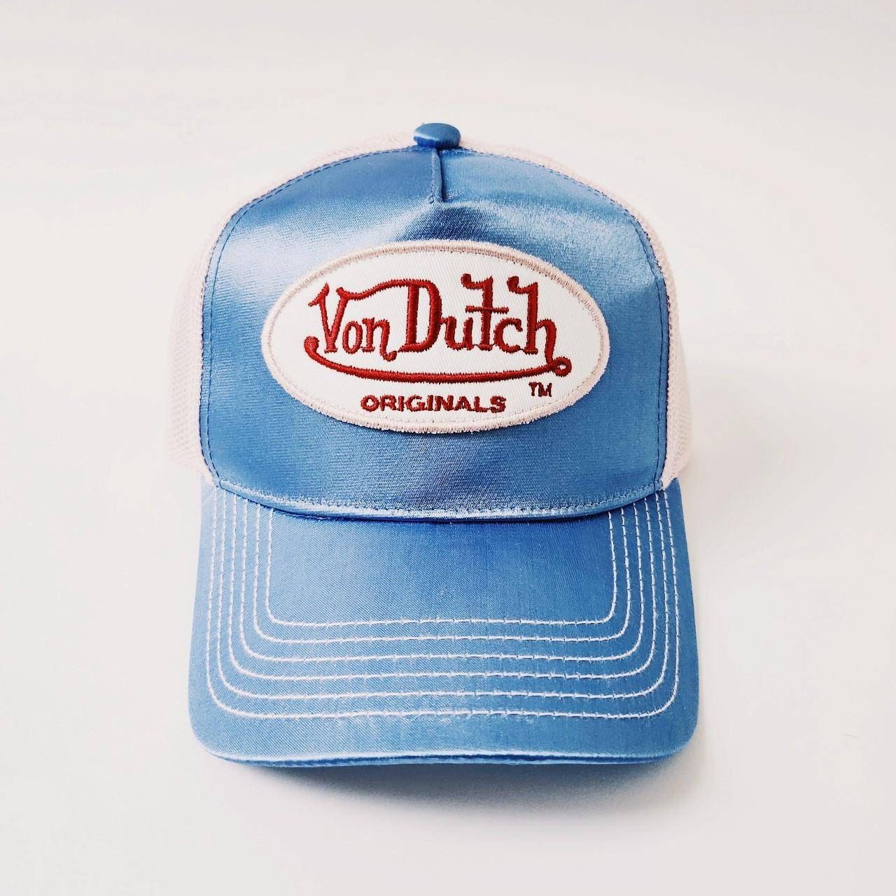 Casquette Baseball Von Dutch en velours côtelé bleu Velvet - Von Dutch