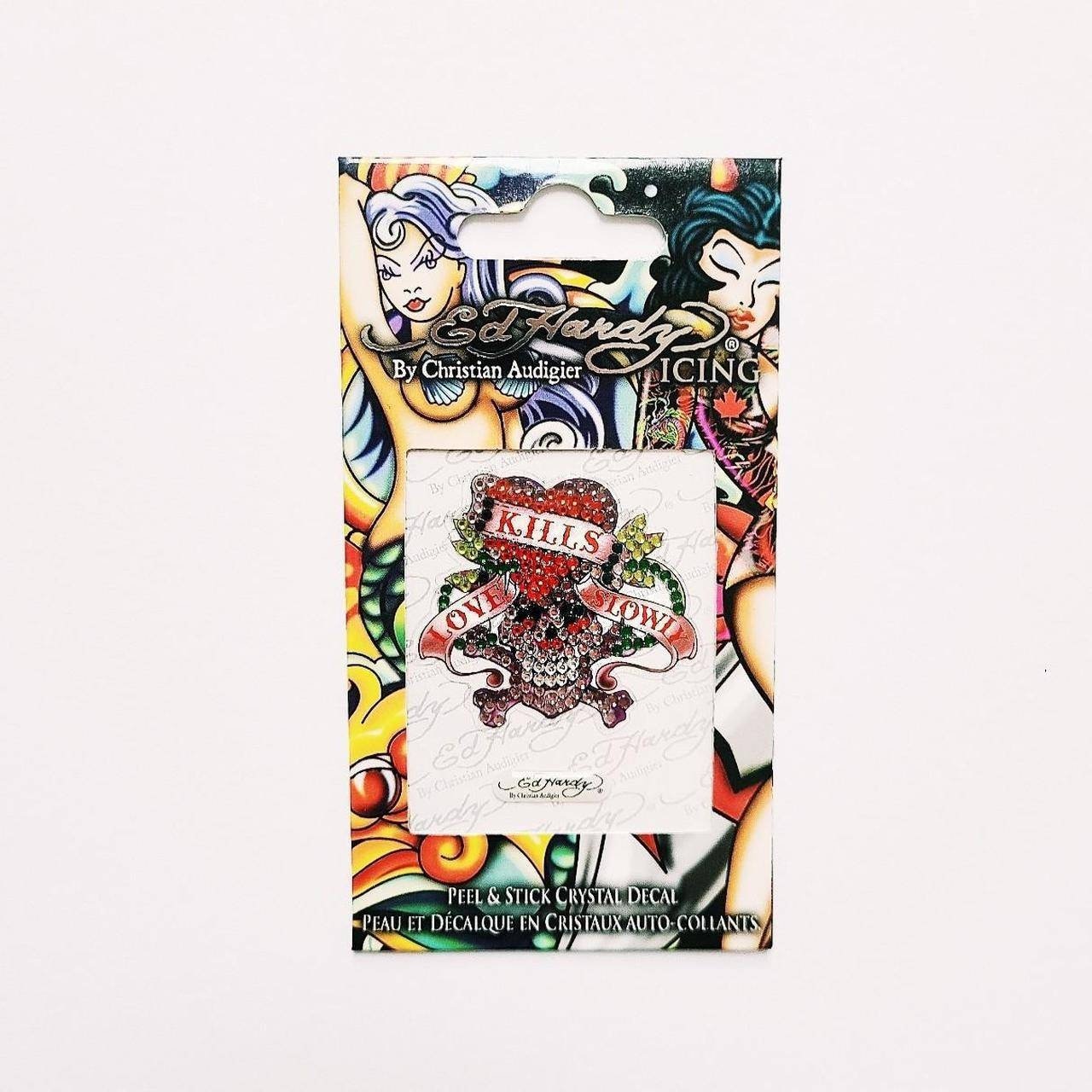 Deadstock Brand New Y2K Ed Hardy Love Kills Slowly Diamanté