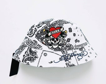 Deadstock Y2K Don Ed Hardy Reversible Bucket Hat Vintage  display picture 3