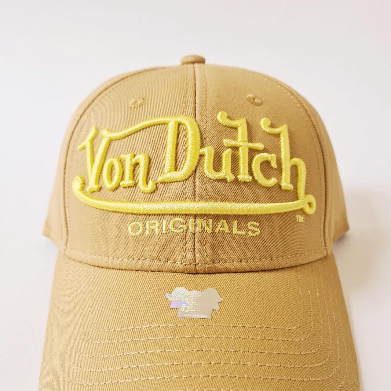 Vintage Yellow and Tan Von Dutch Cap / Von Dutch Cap / Von  display picture 3