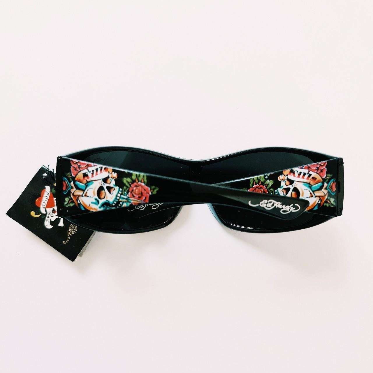 Vintage Y2K UNISEX Oversized Tinted Ed Hardy Sunglasses / Ed Hardy