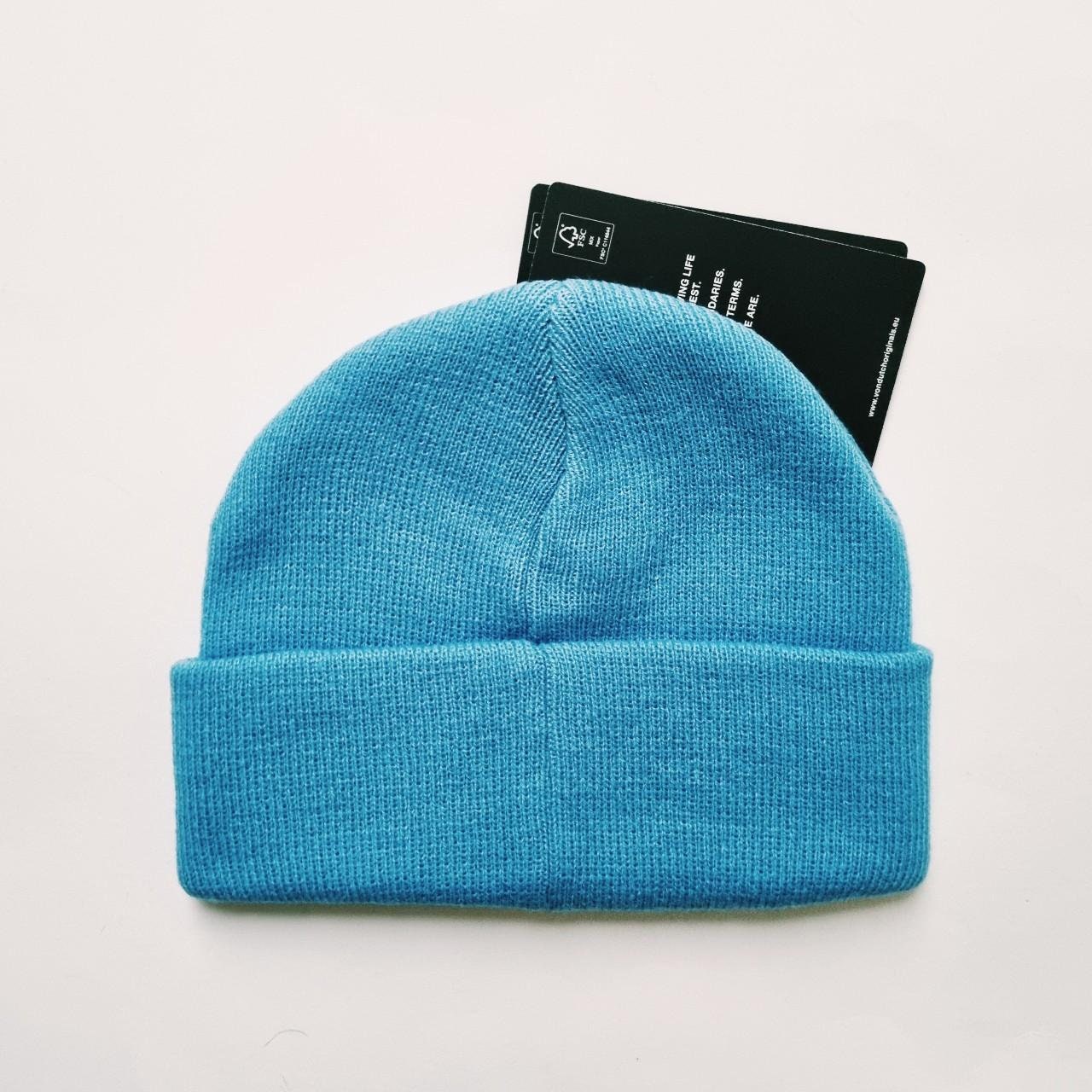 Vintage Y2K Unisex Adults Blue Deadstock Von Dutch Beanie Hat