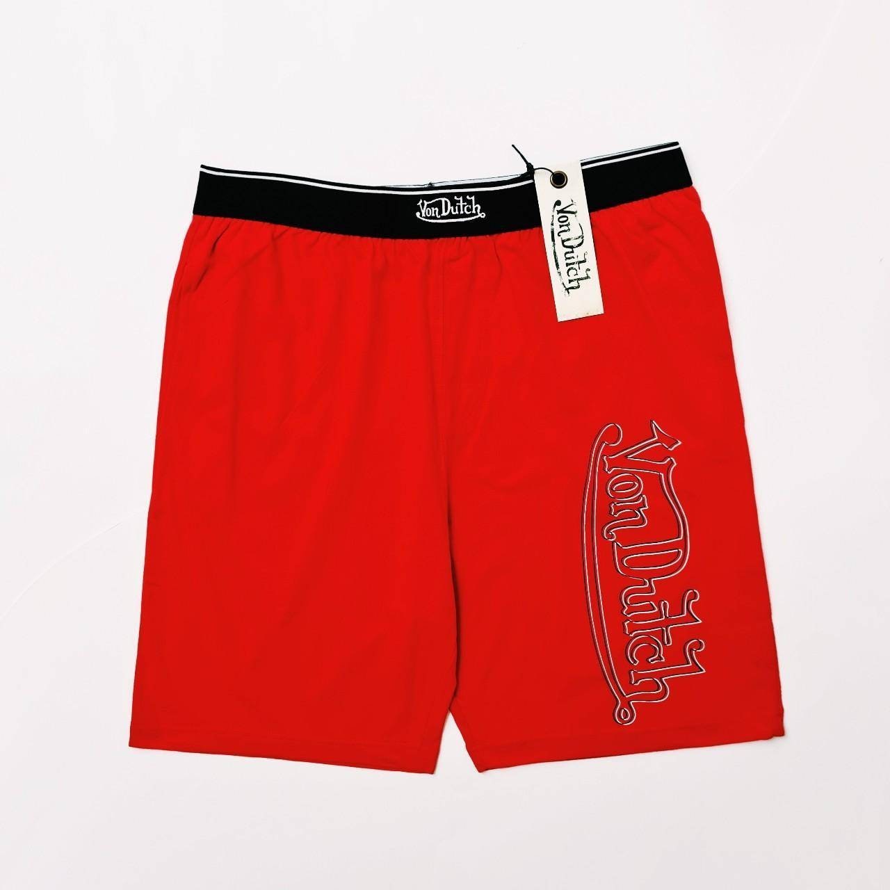 Vintage Red Von Dutch Shorts / Von Dutch Pants / Lounge