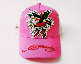ヴィンテージ カモ エド ハーディー キャップ / エド ハーディー