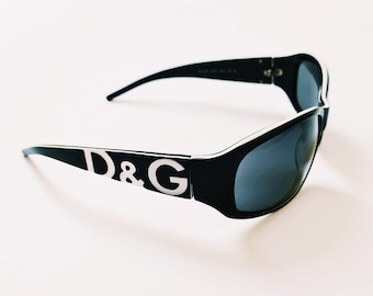 Vintage 2000s Y2K Genuine Unisex Black Tinted D&G Sunglasses / Dolce  Gabbana Sunglasses - Etsy