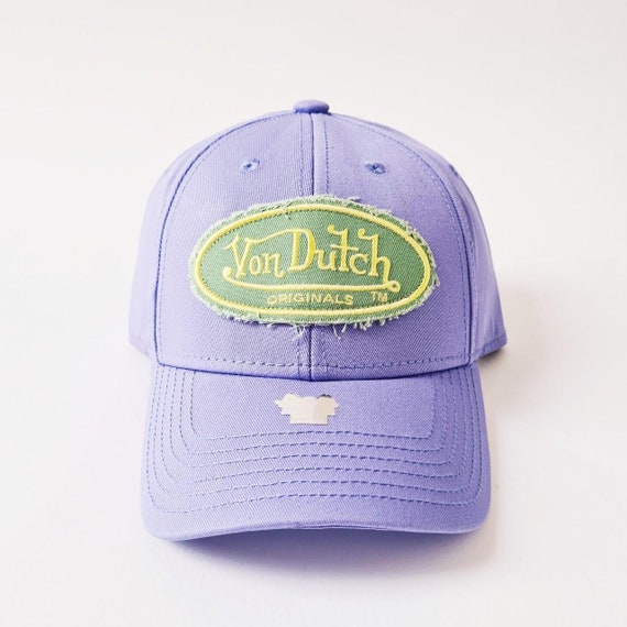 Vintage Green and Purple Von Dutch Cap / Von Dutch Cap / Von Dutch