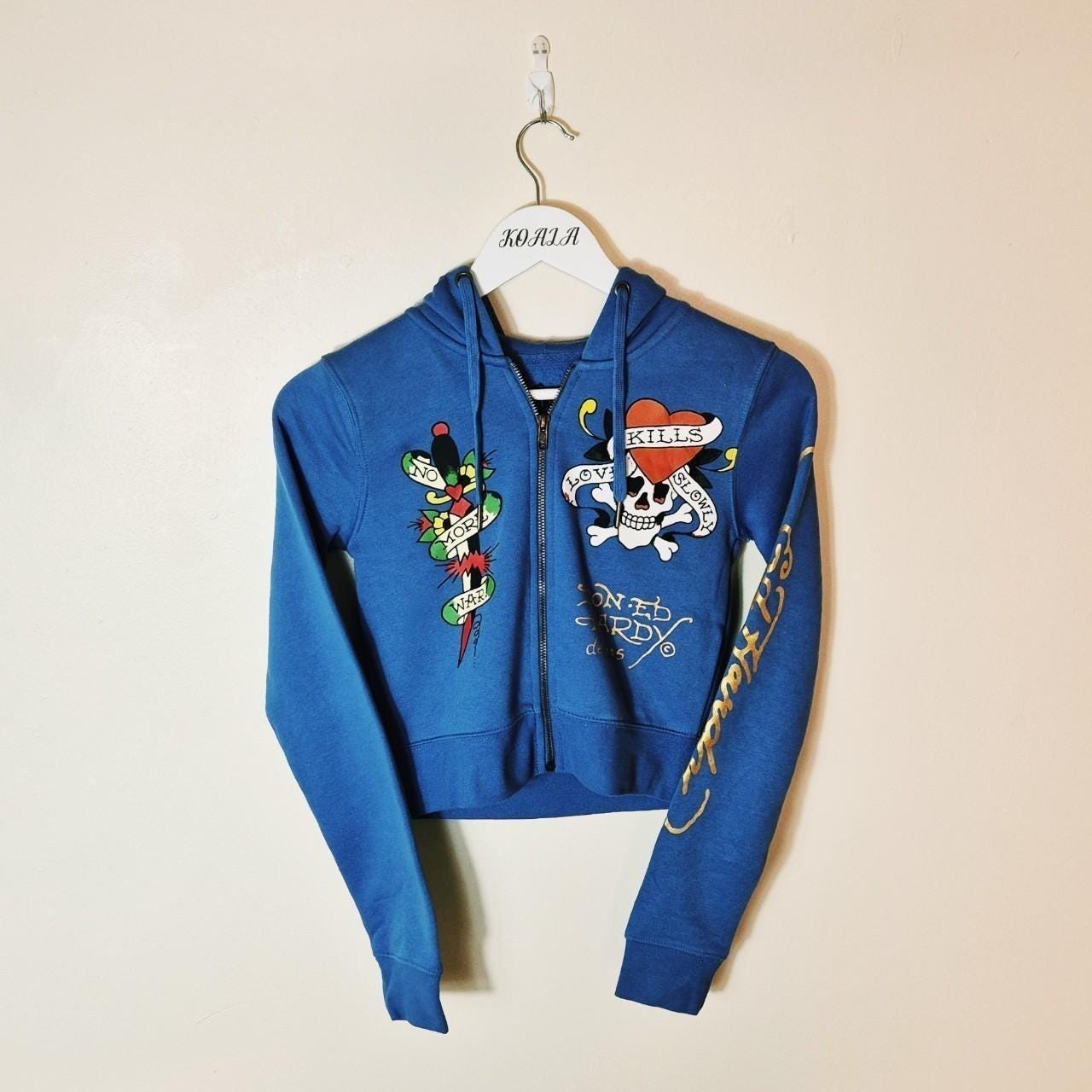 Vintage Brand New Womens Ladies Y2K Early 2000s Ed Hardy Hoodie