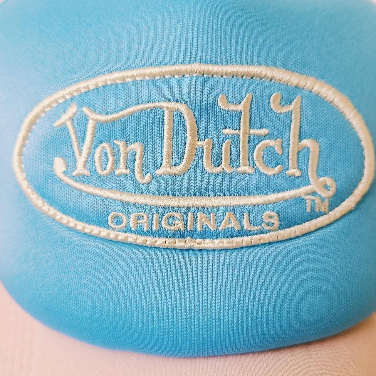 Vintage White and Blue Von Dutch Cap / Von Dutch Cap / Von