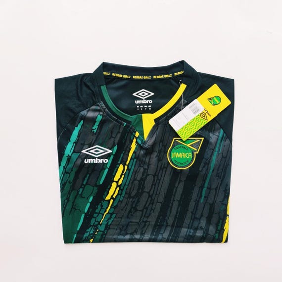 Official Jamaica Football Shirt Football Jersey. 2021 22 Umbro Jamaica Away Shirt. Reggae Boyz. Soccer Shirt Soccer Jersey Etsy