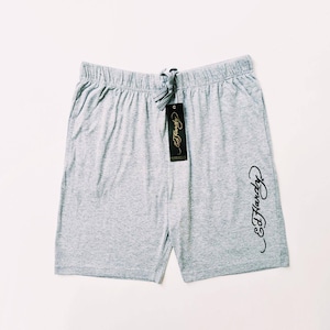 Vintage Brand New With Tags Deadstock Grey Ed Hardy Shorts / Ed Hardy Pants. Ed Hardy Logo Detail Shorts - SIZES AVAILABLE