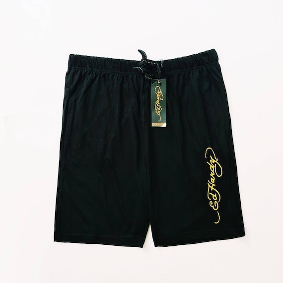 Vintage Brand New With Tags Deadstock Black Ed Hardy Shorts Ed Hardy Pants. Ed Hardy Logo Detail Shorts SIZES AVAILABLE Etsy Canada