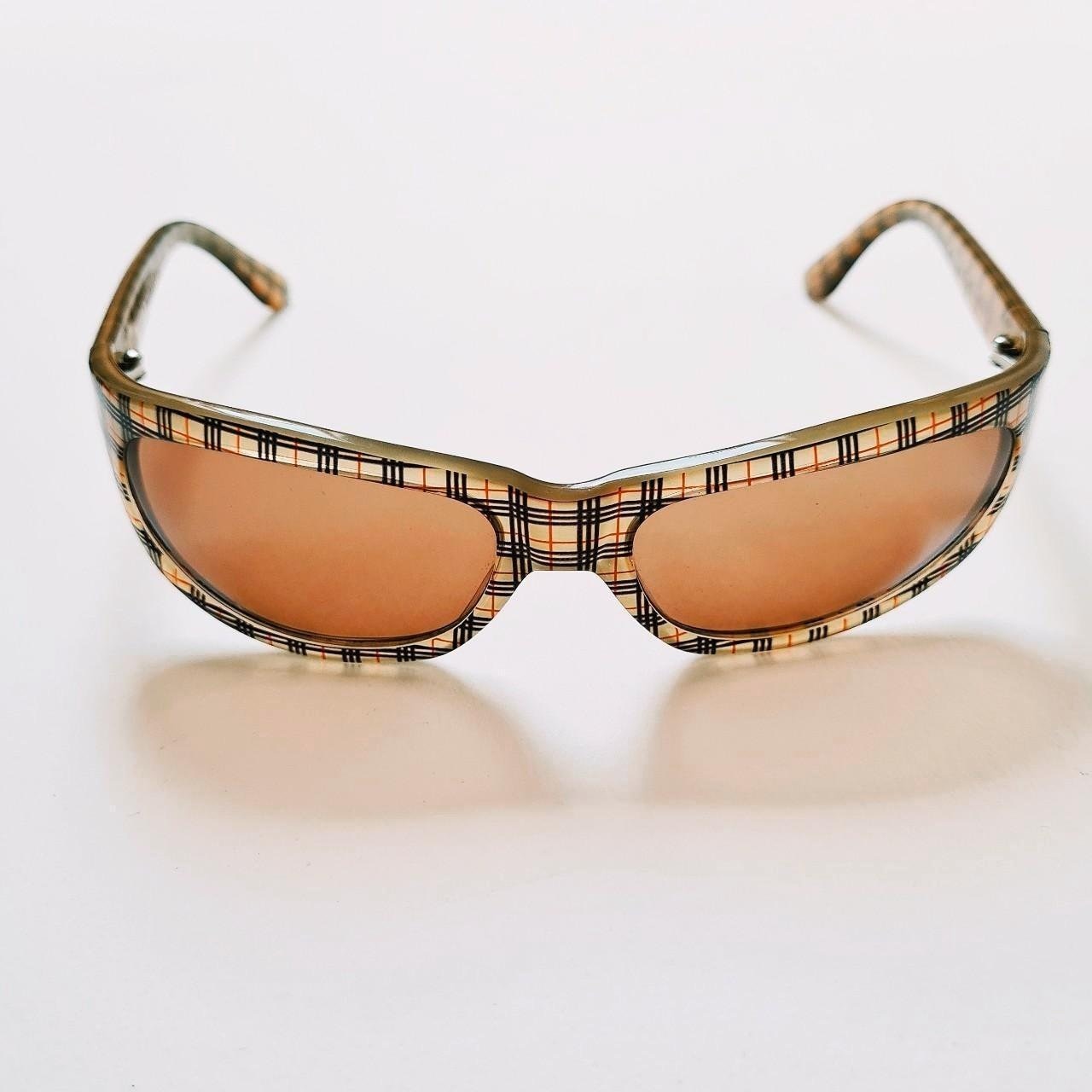 Vintage Y2K 2000s Brown Burberry Sunglasses / Burberry 