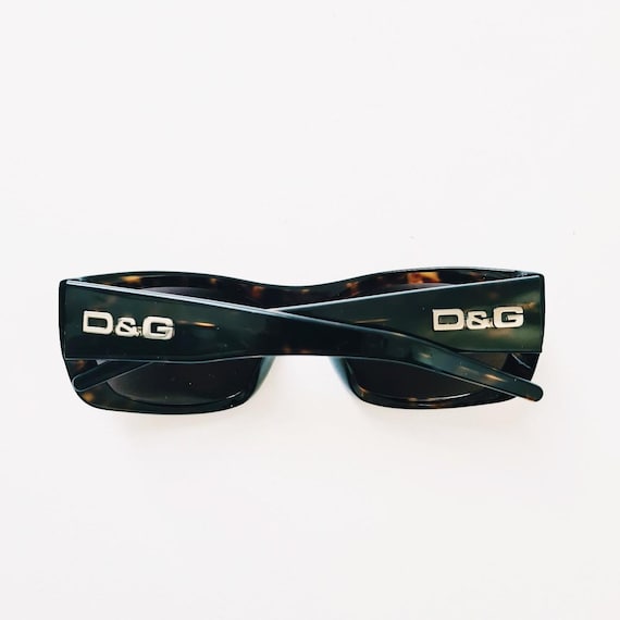 Vintage 2000s Y2K Genuine Unisex Brown Tinted D&G Sunglasses