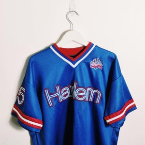 Vintage Y2K 90s 2000s Rare Blue Fubu jersey. Fubu NYC New York City Harlem Jersey. Fubu City Series 1992