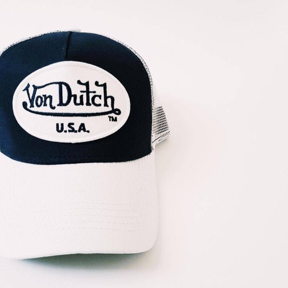Vintage White and Blue Von Dutch Cap / Von Dutch … - image 3