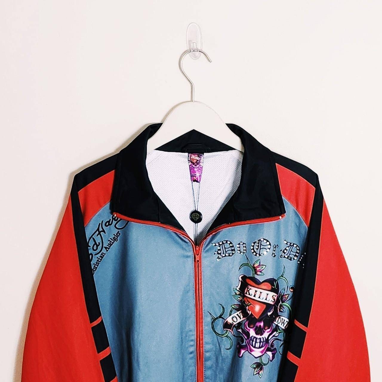 Vintage New Deadstock Ed Hardy Track Jacket. Ed Hardy Love Kills 