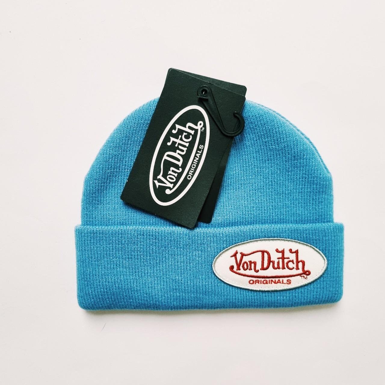 Vintage Y2K Von Dutch Green Logo Beanie O/S s-l1200.jpg main image 3