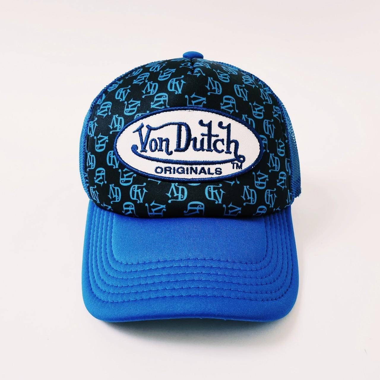 Von Dutch Broken Logo Monogram Trucker Hat Camo Trucker Hat 242 | Von Dutch main image 2