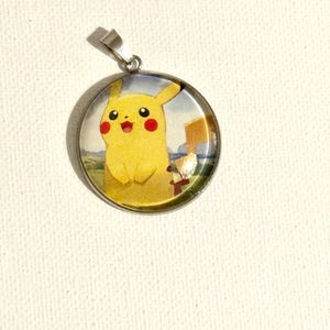 Pikachu Pedant Necklace or Keychain Type 2
