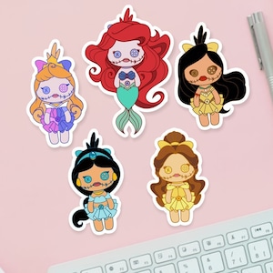 Spooky Scrump Princess Sticker Pack - Vinyle imperméable