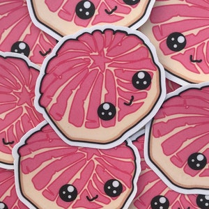 Pan Dulce Stickers - Strawberry Fresa Concha