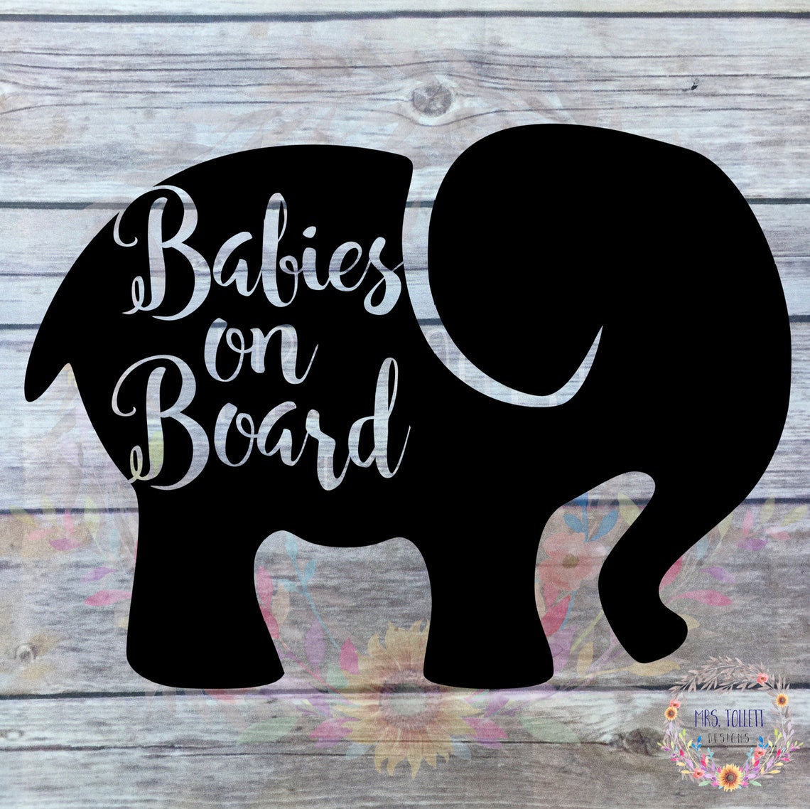 Babies on board Decal Car Window Decal Baby New Baby Etsy