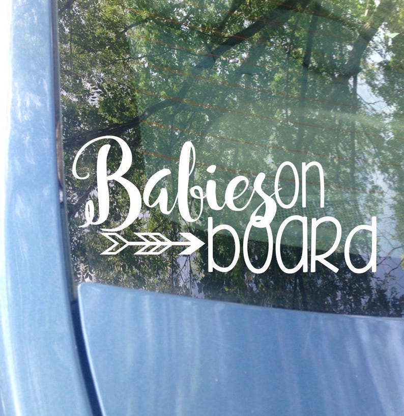Babies on board Window Decal Car Decal New Baby Baby Etsy