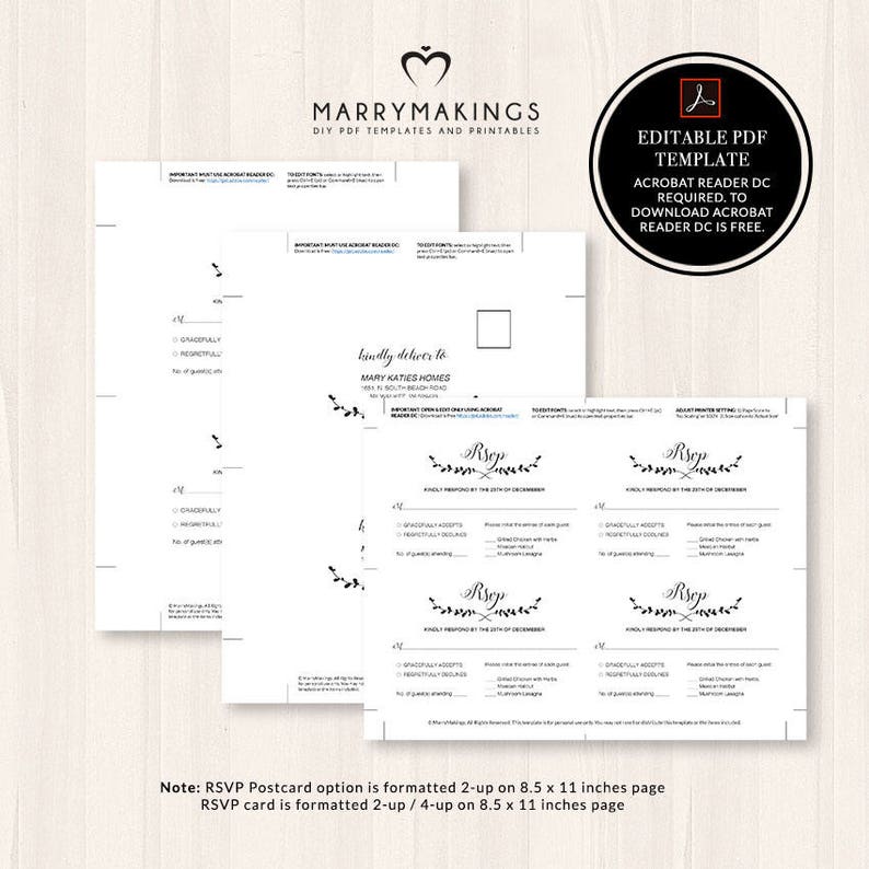 13 wedding rsvp rsvp pdf rsvp card printable wedding wedding template response card black printable rsvp rsvp template typography