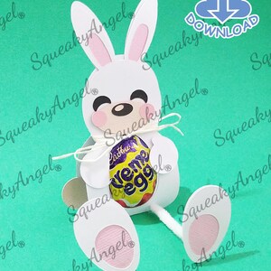 Bunny Egg Holder SVG | Easter Egg Holder | Rabbit Egg Holder | Instant Download | SVG cut file Easter Decor Cricut file