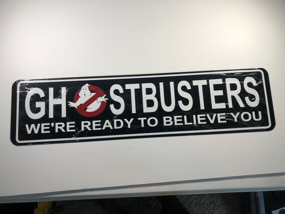 Ghostbusters Aluminum Street Sign 6/" x 24/"