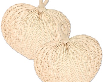 rattan hand fan