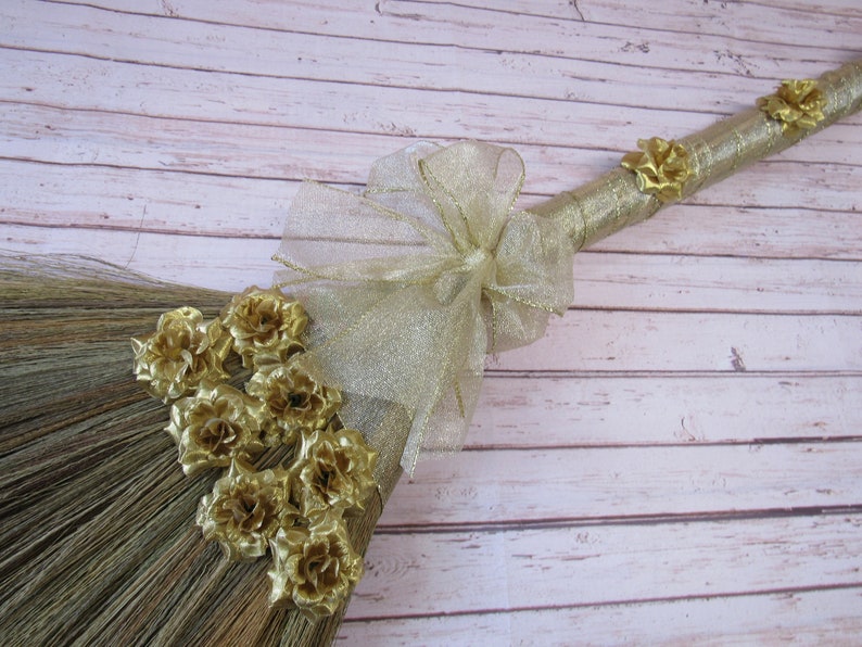 Decorated Wedding Jump Broom Jumping Broom Ceremony Jump Etsy