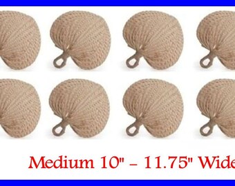MEDIUM Raffia Fans 10"-11" Wide  Great for image for Weddings, Outdoor Events, Parties  *** Read Ad for Dimensions and Details
