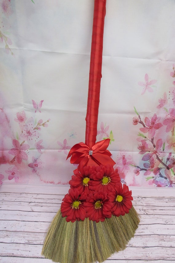Sale Decorated Wedding Jump Broom Jumping Broom Ceremony Etsy