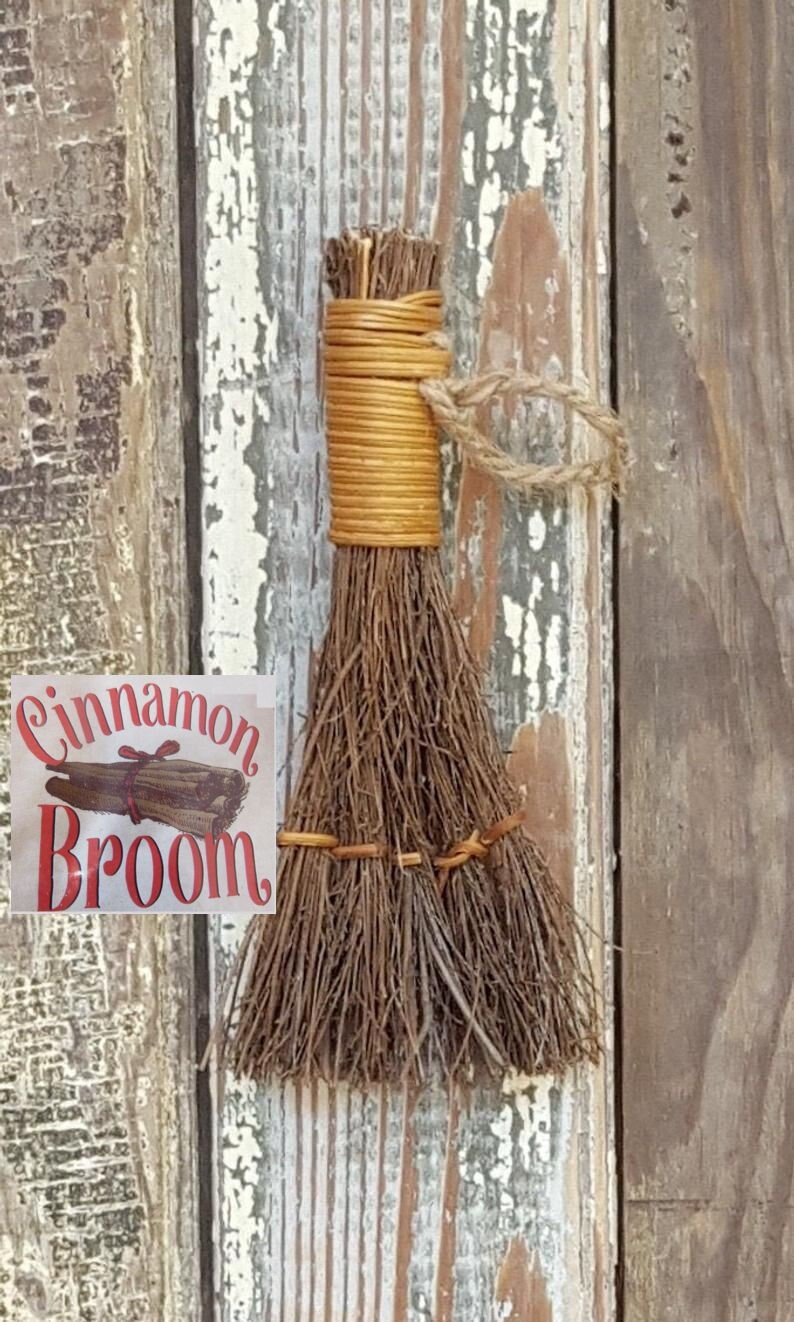 Set of 3 Mini 6 Cinnamon Scent Twig Brooms Great Smell Etsy