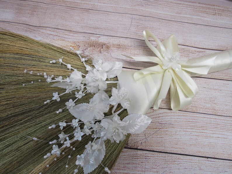 Decorated Jump Broom For Jumping The Broom Ceremony Jump Etsy