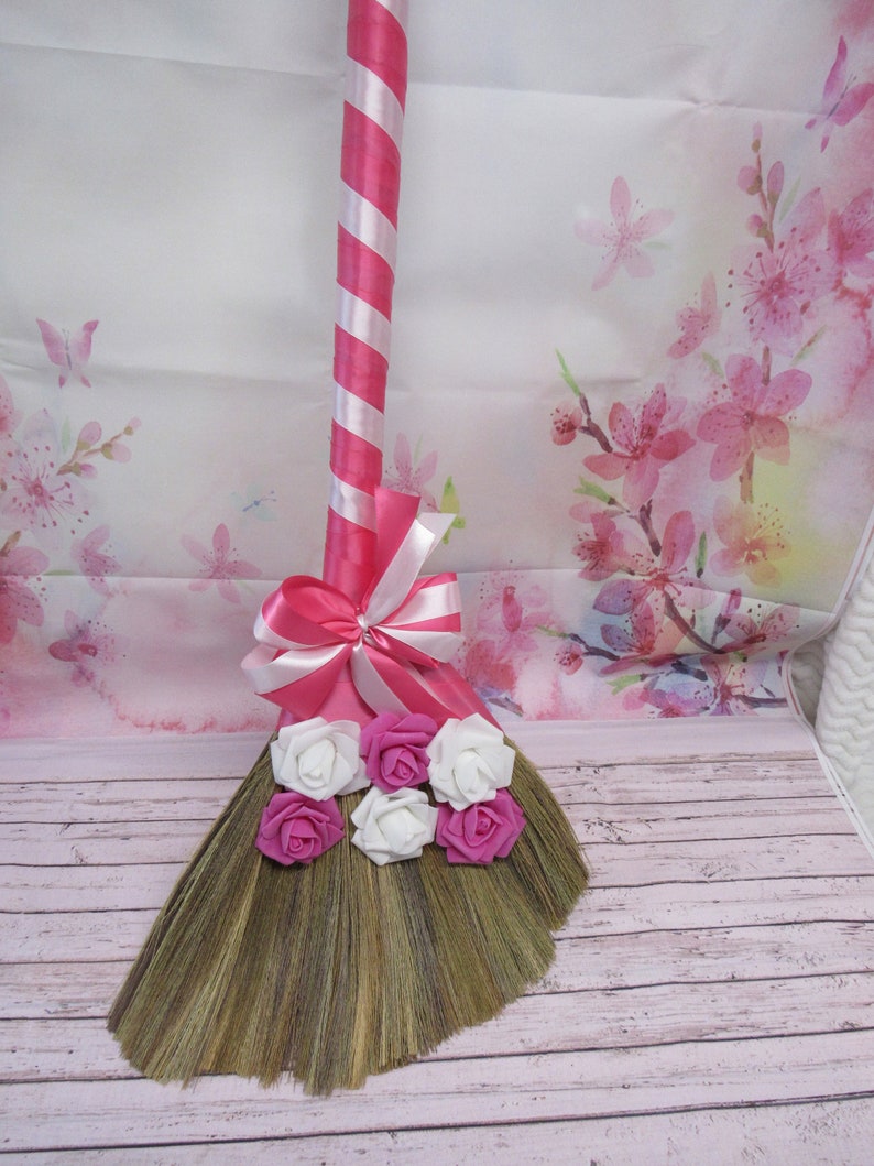 Decorated Wedding Jump Broom Jumping Broom Ceremony Was Etsy